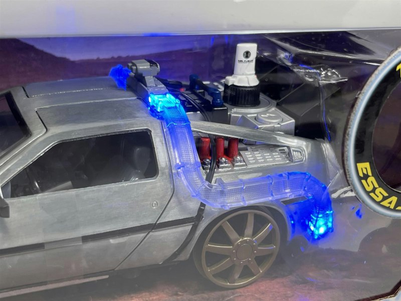 Jada Back To The Future III Rails Delorean Time Machine 1:24 Scale Jada 253255073