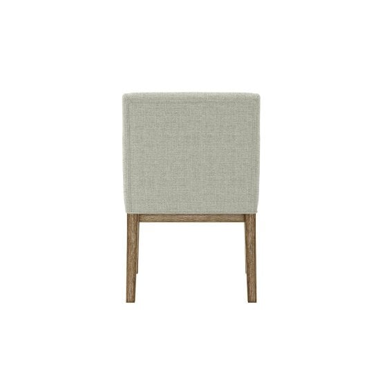 Wyld Haus Athenry Upholstered Linen Effect and Natural Wood Dining Chair