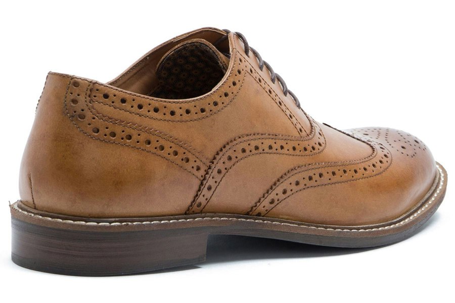 Thomas Crick Cardew Wingtip Mens Leather Brogue Lace Up Formal Shoes