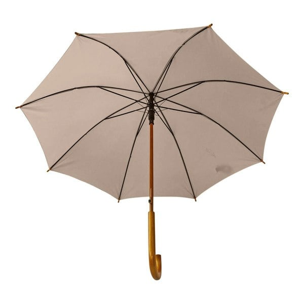 Jollybrolly Wood Stick Walking Umbrella - Peach