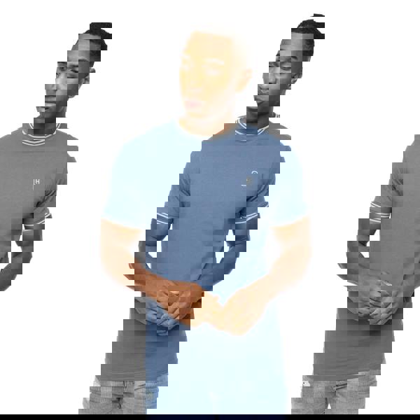 Crosshatch Mens Shellworth T-Shirt - Denim