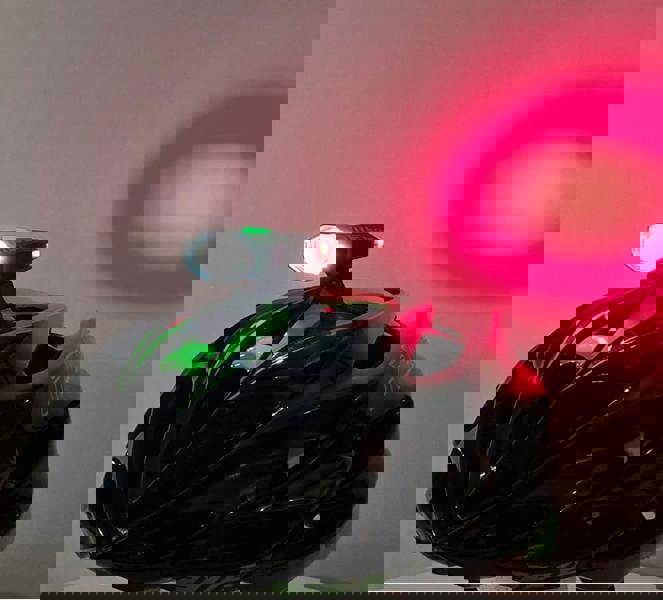 Awe 180 Lumens 2 x LED's USB Rechargeable Bike Helmet Light 360º Visibility