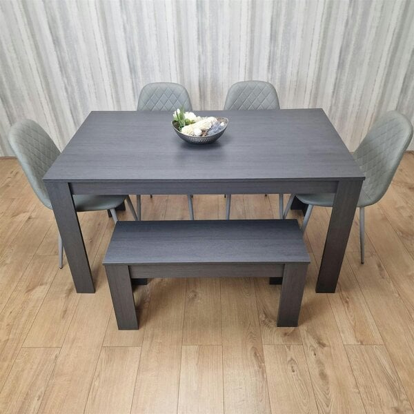 Kosy Koala Dining Table Set with 4 Chairs and a Bench Dining Room and Kitchen table set of 4