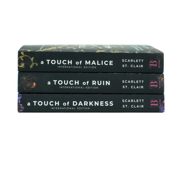 Hades X Persephone 3 Book Set By Scarlett St. Clair (A Touch of Darkness, of Ruin & of Malice)