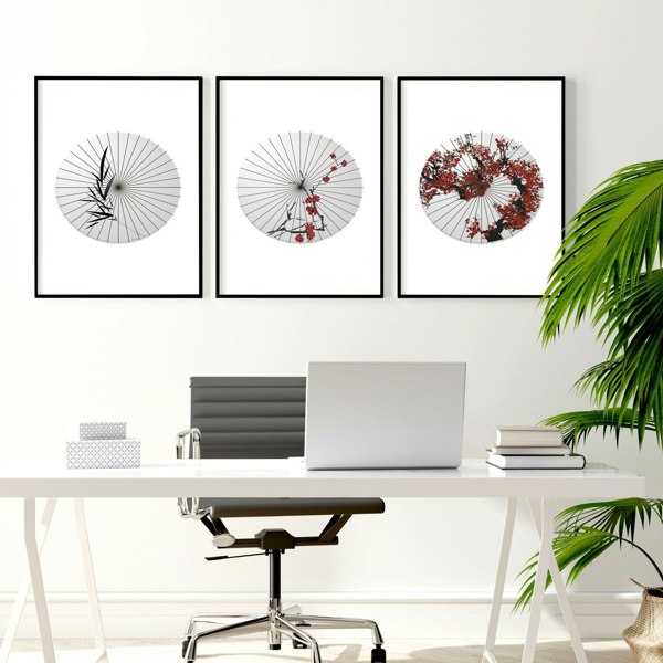 Office Wall Print | Set of 3 wall art prints