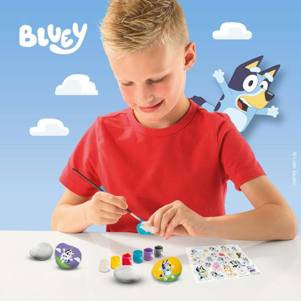 SES Creative Bluey - Rock painting