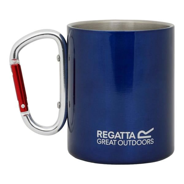 Regatta Great Outdoors Steel Karabiner Mug/Cup - Blue