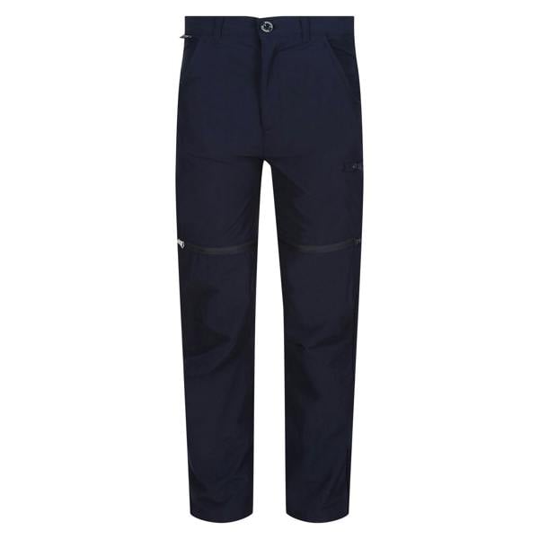 Regatta Childrens/Kids Highton Stretch Zip-Off Walking Trousers - Navy - 