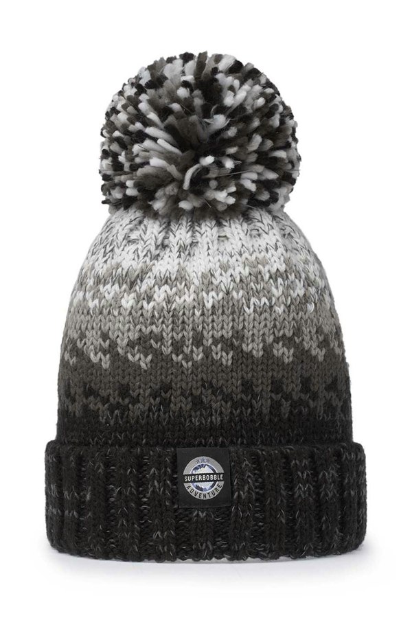 SuperBobble Nordic Knit Bobble Hat - Winters Storm