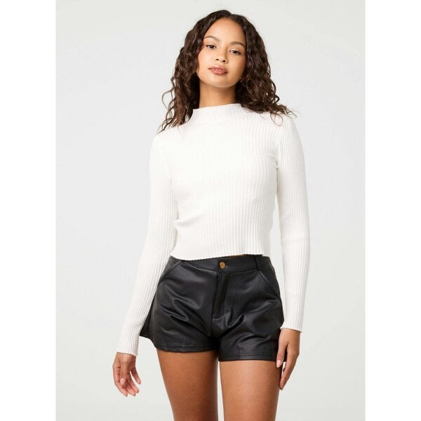 Pink Vanilla Ribbed Jumper