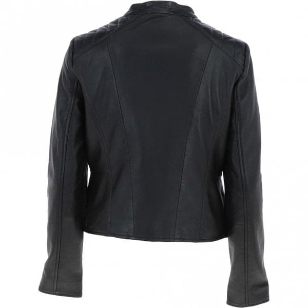 Ashwood 'Serefina' Real Leather Biker Jacket