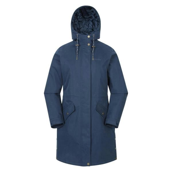 Mountain Warehouse Womens/Ladies Polperro Lightweight Padded Waterproof Jacket - Navy