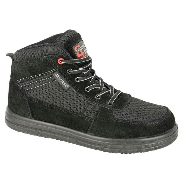 Grafters TERRY Safety Boots   in  Black