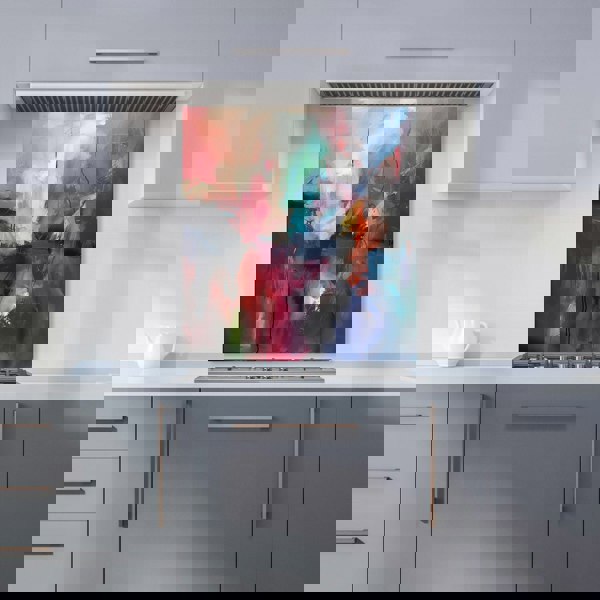 Warren Reed - Designer Cosmic Fusion: Colours Of The Universe Kitchen Splashback