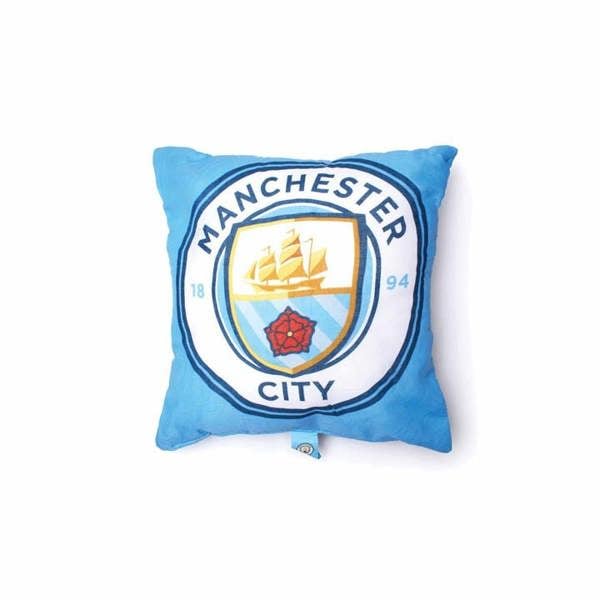 Manchester City FC Crest Cushion, Bedroom, Sports, Gift