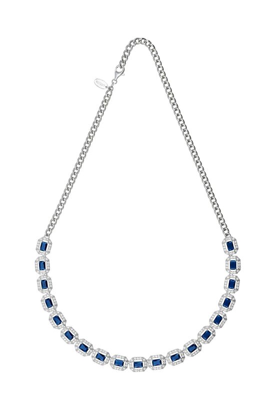 Latelita Whistledown Sapphire Gemstone Necklace Silver
