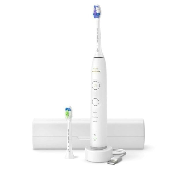 Philips Sonicare 6500 Series White Toothbrush with Case