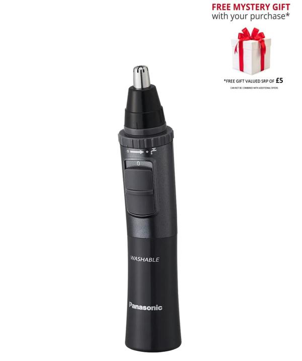 Panasonic ER-GN33 Multi-functional Trimmer for Nose, Ear and Facial Hair - Free Gift RRP £5!