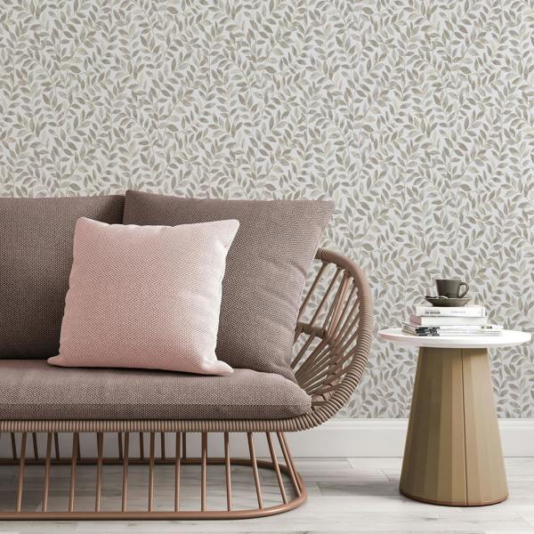 Erismann Ameroso Morris Style Leaf Wallpaper