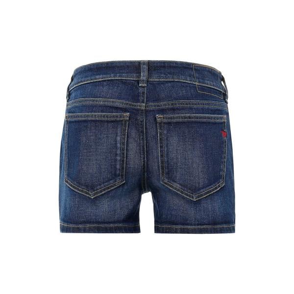 Diesel Womens/Ladies De-Lyla Denim Shorts - Blue - 