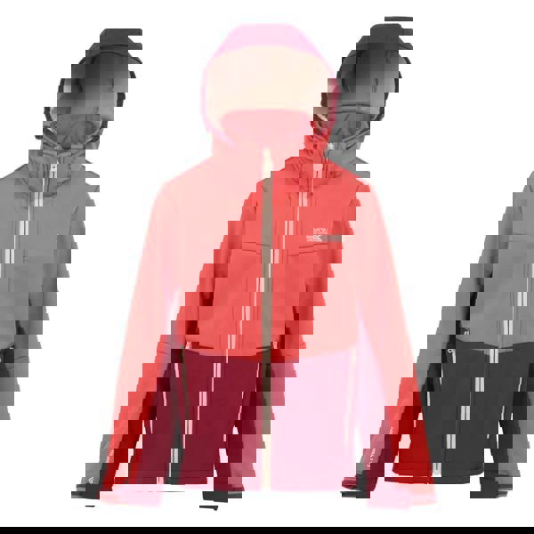 Regatta Childrens/Kids Haydenbury II Soft Shell Jacket - Red Sky/Rumba Red - 