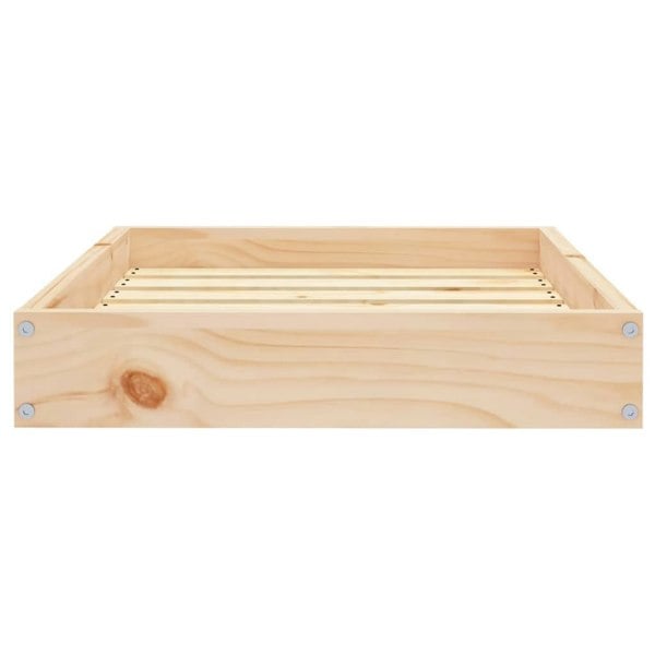 Berkfield Dog Bed 61.5x49x9 cm Solid Wood Pine