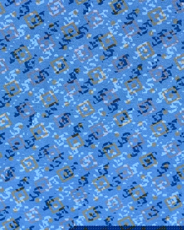 Lambretta Mens All Over Geometric Smart Classic Retro T-Shirt