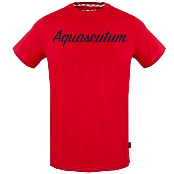 Aquascutum Signature Logo T-Shirt - Red