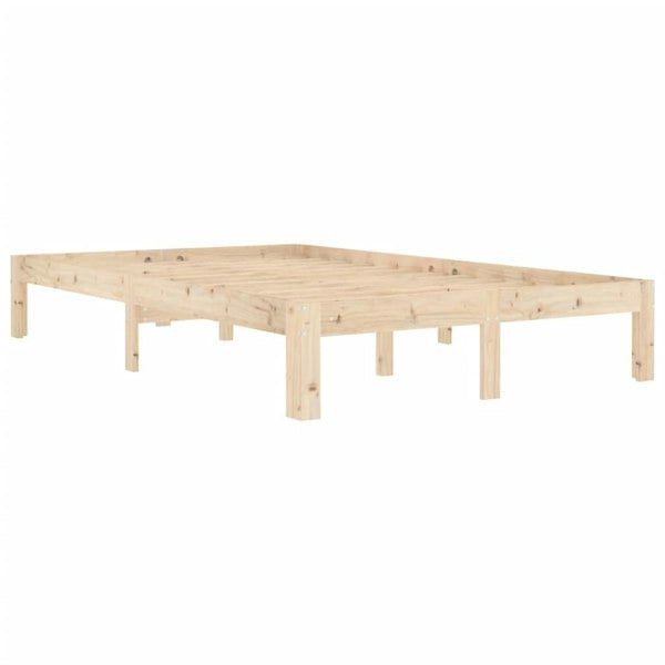 Berkfield Bed Frame Solid Wood Pine 120x200 cm