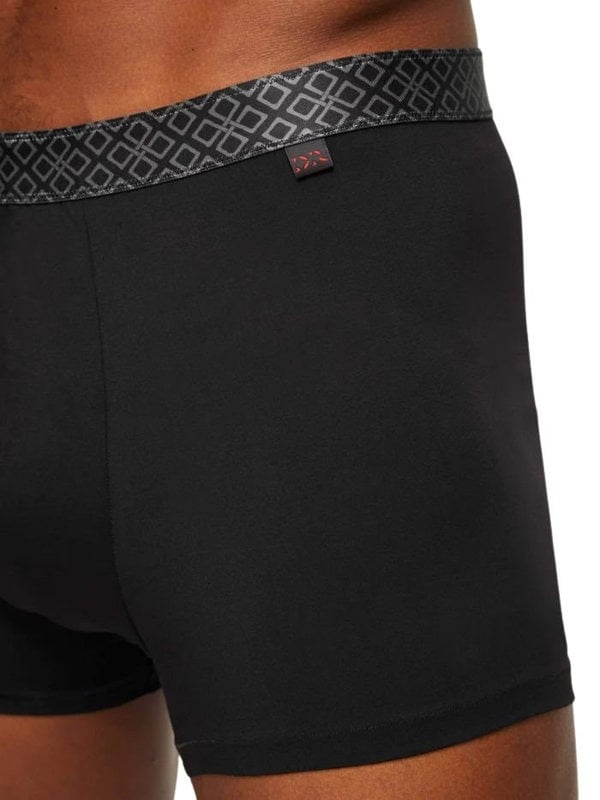 Derek RoseTrunkBand 57 Pima Cotton Boxer Trunk, BlackBoxers - and - Briefs.net