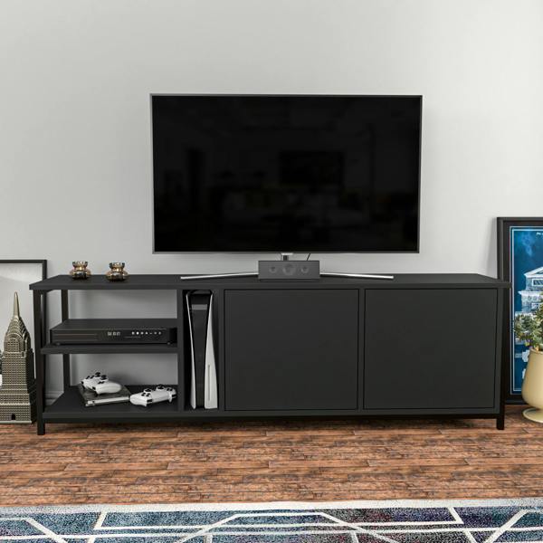 Decorotika Primrose Modern Tv Stand TV Cabinet for TV's up to 72"