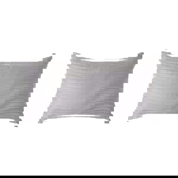 HOMESCAPES Silky 330 TC Egyptian Cotton Satin Stripe Pillowcase, European Size