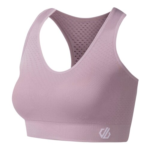 Dare 2B Womens Dont Sweat It II Sports Bra - Mauve Shadow