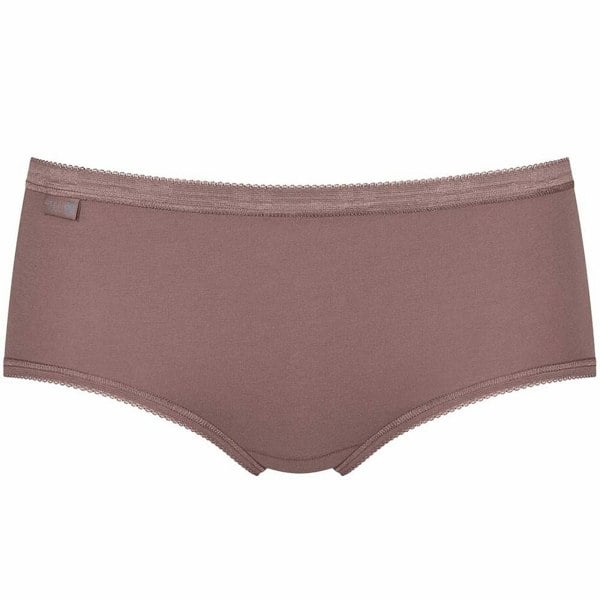 Sloggi Holiday Edition 3 Pack Midi Brief, Brown/Light Combination