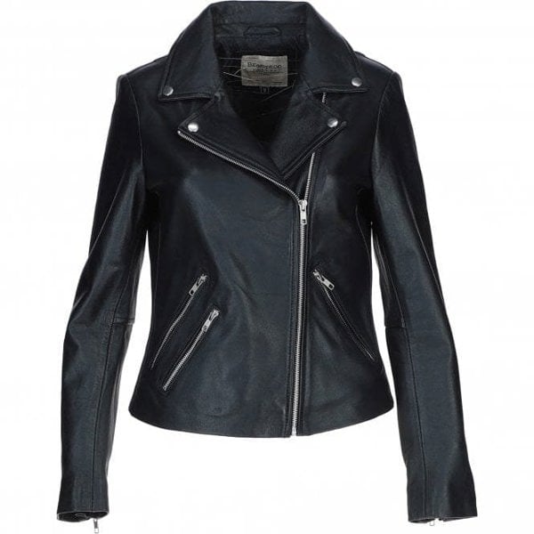 Brampton Leather ladies Biker Jacket : L-MB131