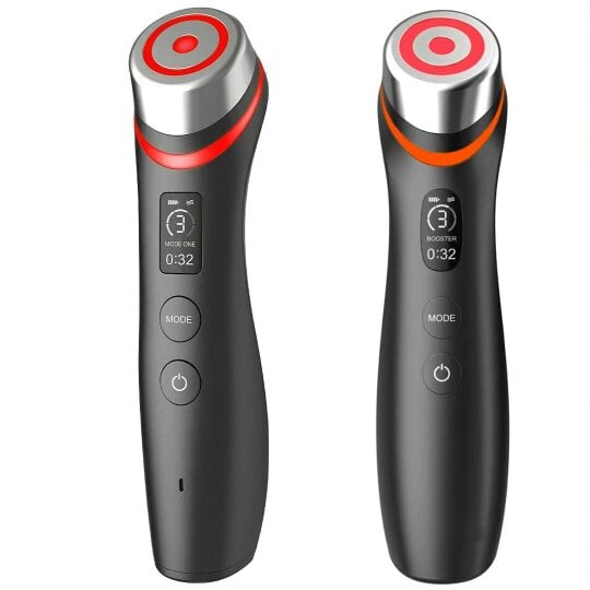 Havendro LED Anti Ageing Pen Therapy Age-R Booster 6-in-1 Care Skin Rejuvenation Device - black