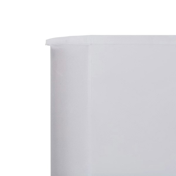 Berkfield 5-panel Wind Screen Fabric 600x160 cm Sand White