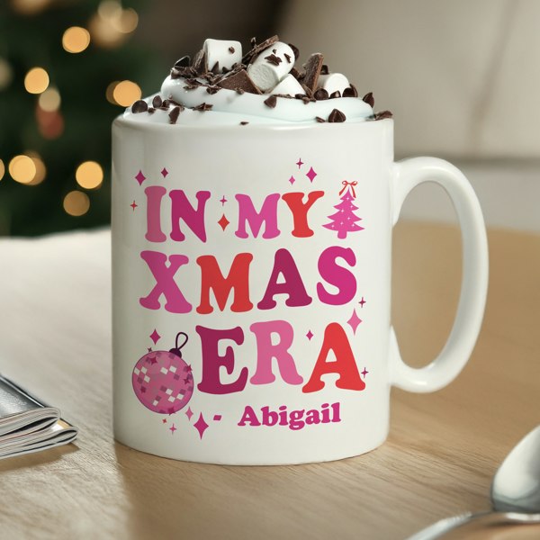 Personalised Memento Company Personalised In My Christmas Era Mug