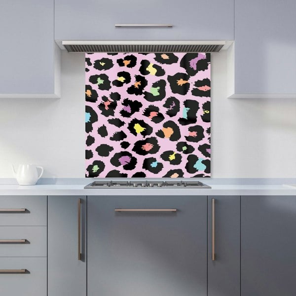 Warren Reed - Designer Pink Leopard Print Kitchen Splashback