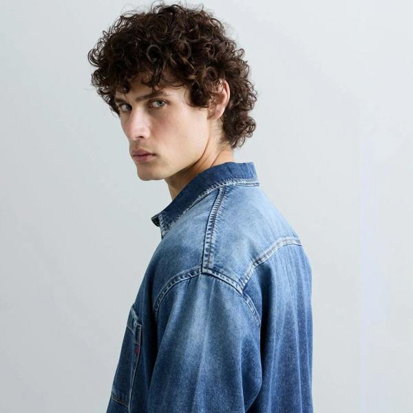 Replay Oversized Denim Overshirt