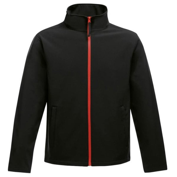 Regatta Standout Men's Ablaze Printable Soft Shell Jacket - Black/Classic Red