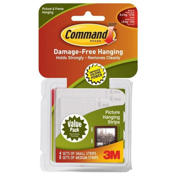 Command Picture Hanging Strips Value Pack - White - 