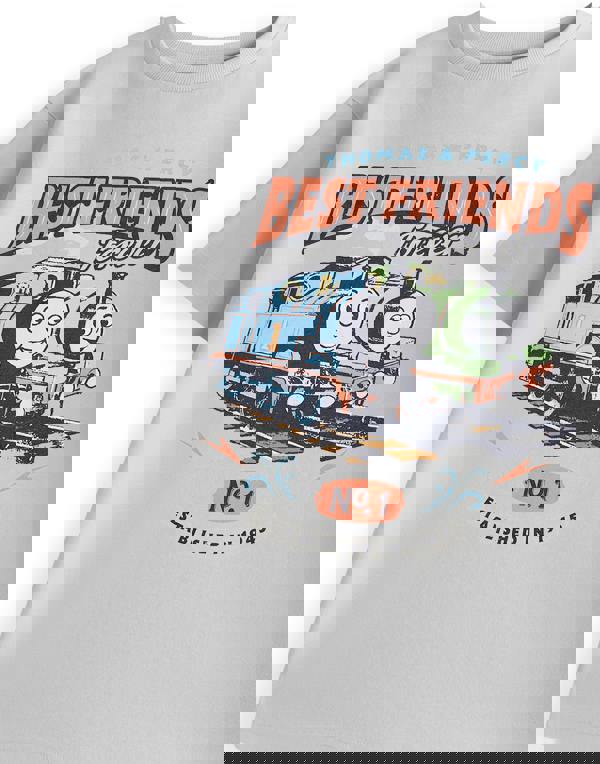 Thomas and Friends Boys Grey Best Friends Short Sleeved T-Shirt