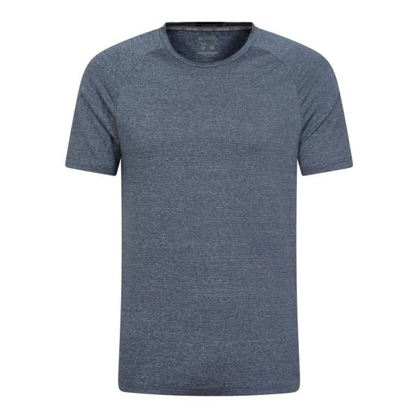 Mountain Warehouse Mens Agra Striped IsoCool T-Shirt - Navy - 