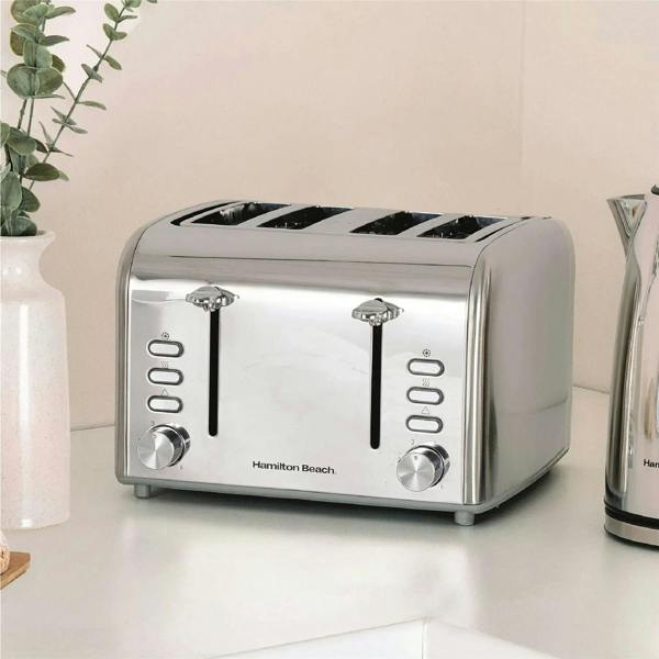 Hamilton Beach Rise Kettle, Toaster & Microwave Set - Polished - Hamilton Beach UK
