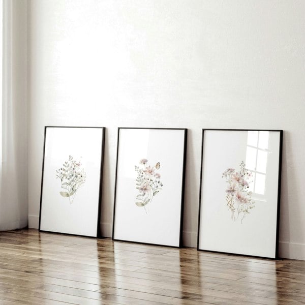 Office Wall Ideas | Set of 3 wall art prints