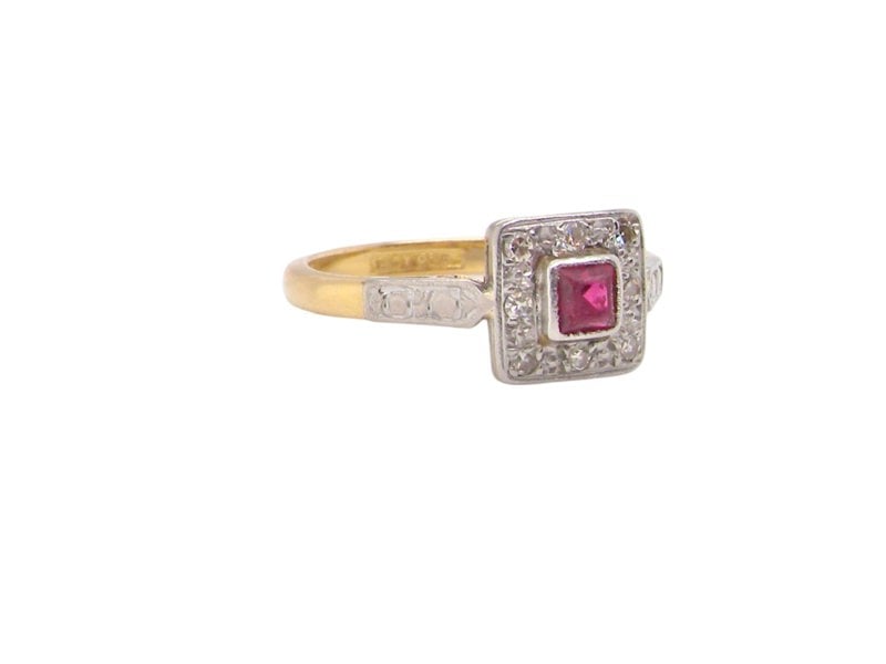 Vintage Tom A vintage Ruby and Diamond Ring