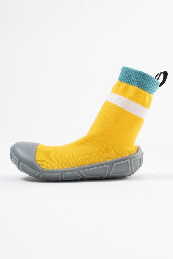 Turtl Kids' Recycled Indoor Outdoor Sock Shoes in Sand