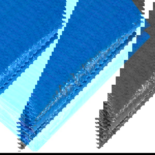 15ft / 4.5m Round Swimming Pool Top Cover & Rope Ties - Tarpaulin Paddling Lid - LoopsDirect
