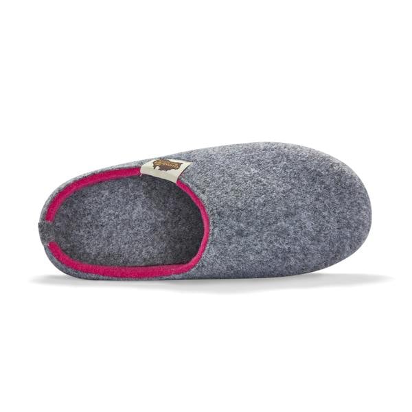 Gumbies Outback Women's Slippers - Grey & Pink